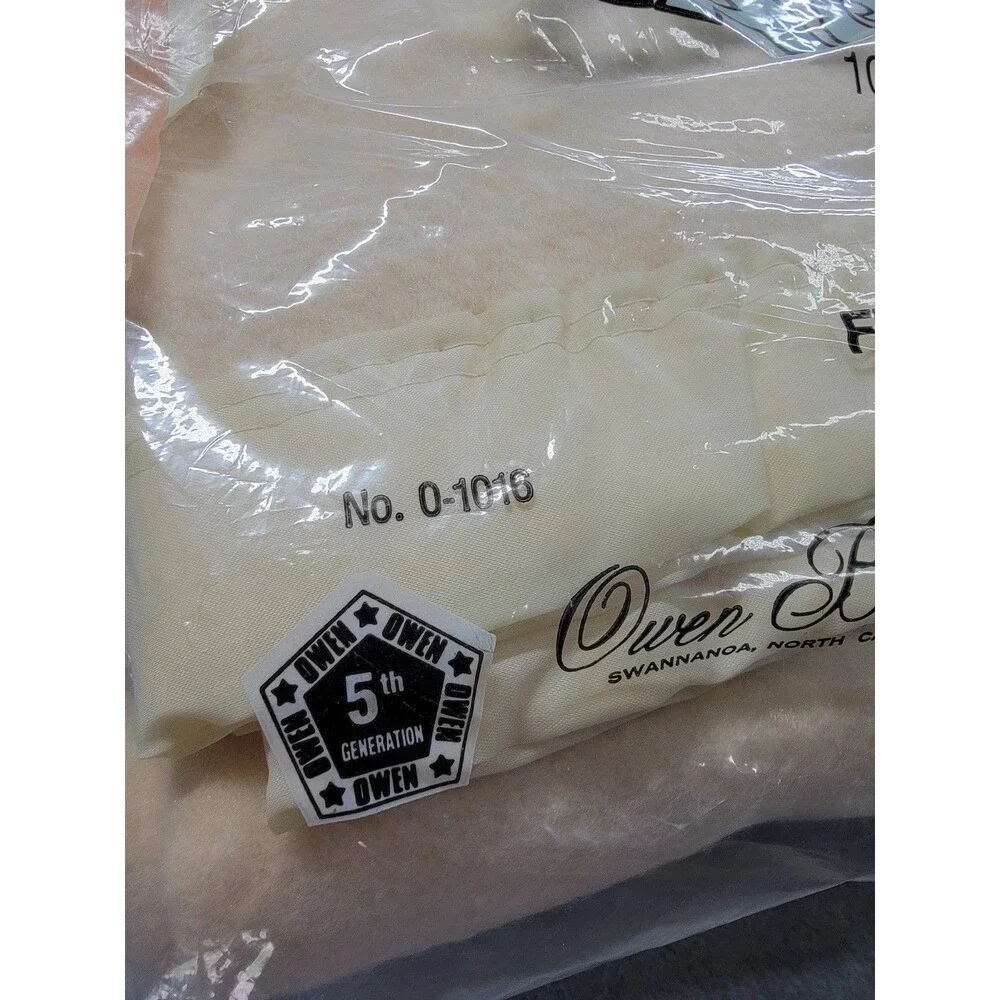 Owen Blankets Caprice Blanket Twin Full Bone‎ Cream Vintage 72x90 Polyester